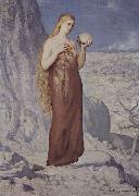 Pierre Puvis de Chavannes Hl. Maria Magdalena in der Wuste Spain oil painting artist